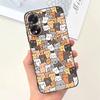 For Oppo A78 4G CPH2565 Cover Cute Astrinaut Black Cat Flower Liquid Silicone Phone Case For OPPO A78 5G Oppo A38 CPH2579 Bumper