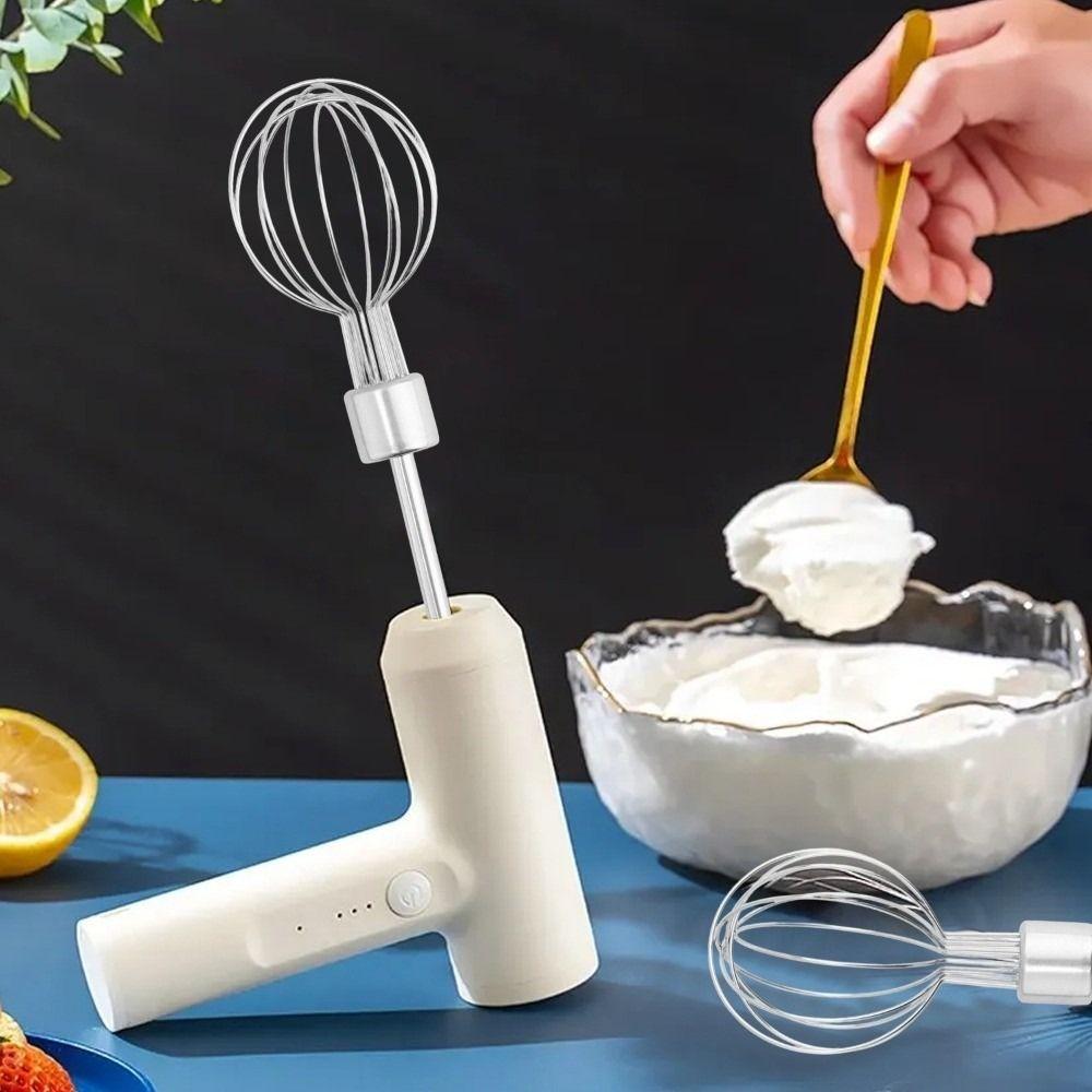 1PC Portable Electric Whisk Replacement Head Lantern-shaped Electric Egg Beater Accessories Handheld Egg Beaters