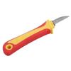 Electrician Knife Insulated Cable Stripping Snips Straight Curved Hook Fixed Blade Wire Stripper Peeling Hand Tool