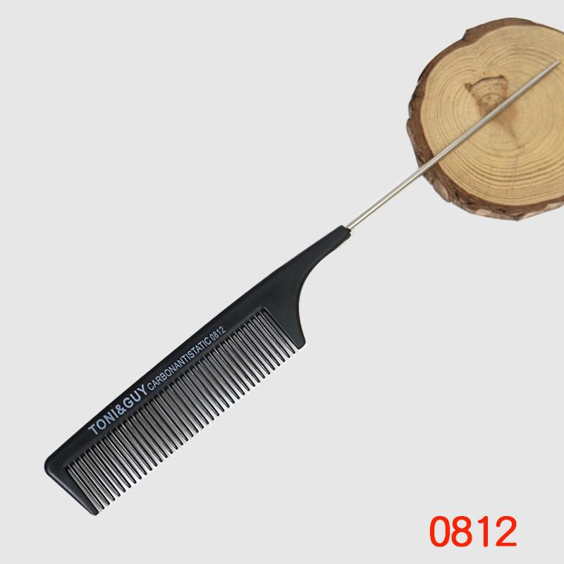 Plastic Pointed Tail Steel Needle Comb for Hair Care and Styling