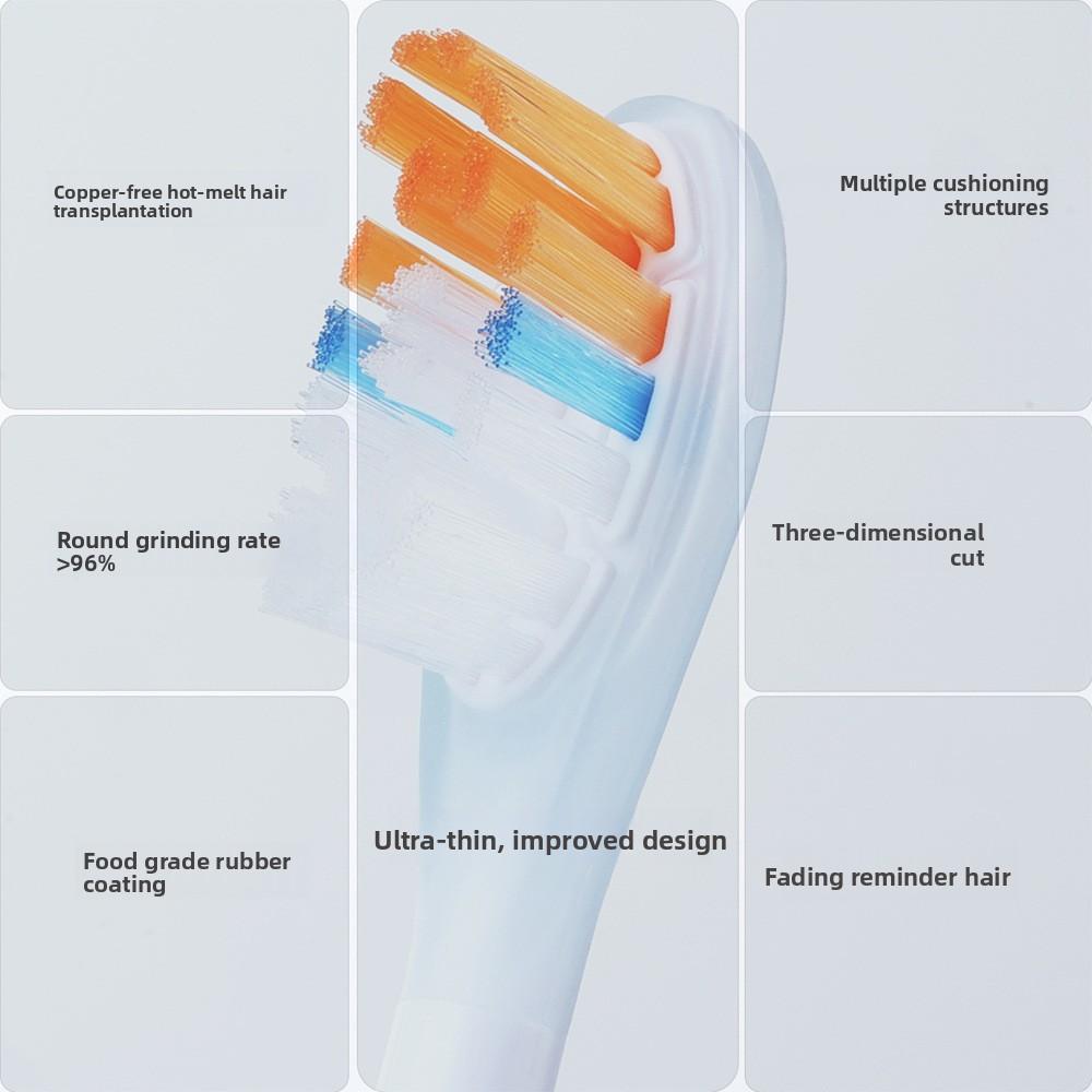 1PC Toothbrushes Head Compatible with Philips Brush Head Philips HX6730 HX9352 Electric Replacement Toothbrush Head