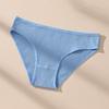 Cotton Thongs for Women Low Rise Sexy Ribbed No Show Ladies Panties Soft Breathable