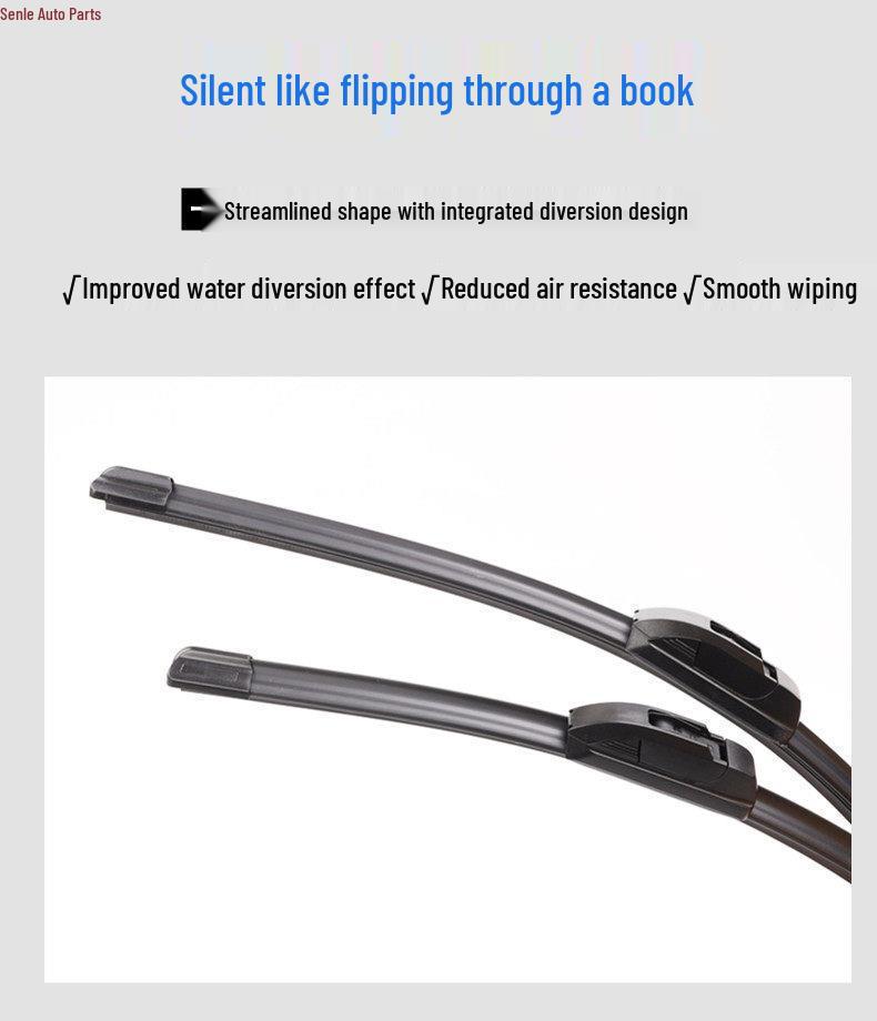 Suitable for Buick Excelle Wiper Blade 2011-2015 & 2016-2018 Frameless and Rubber Strip.