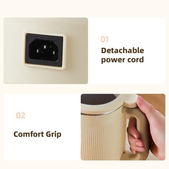 Soy Milk Machine 8-in-1 Function Humanized Touch Screen Food Grade Nut Milk Extractor Multifunctional Juice Maker