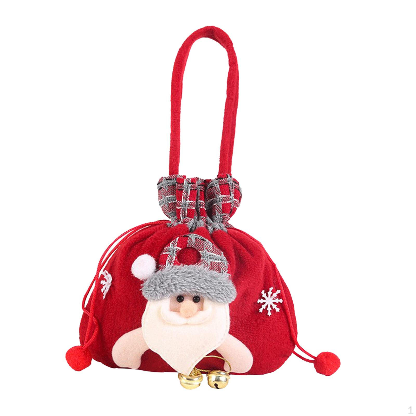 Christmas Candy Bags Package Storage, Ornaments Chocolate Bag, Gift Santa Claus