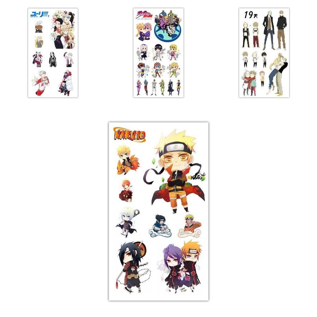 Waterproof Anime Mini Tattoo Sticker With Lovely Designs For Creative Personalization