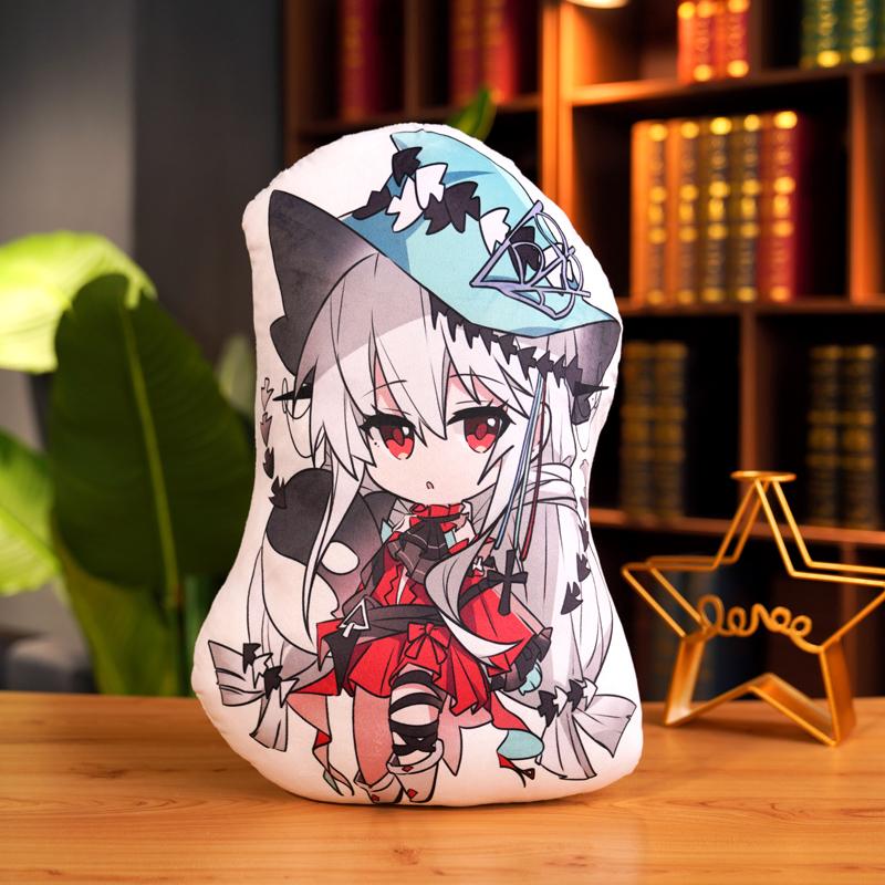 Non-Toxic 45Cm Arknights Pillow Game Amiya Lappland Gladiia Pillow Double Sided Printing Cushion Plushies Cute Fans Gifts Home Decoration