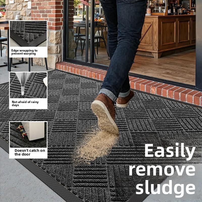 Modern Simple Entrance Door Mat With Nonslip Rubber Bottom For Home And Commercial Use