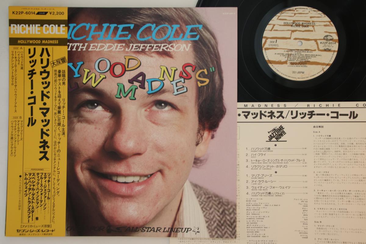 

LP Record RICHIE COLE - Hollywood Madness K22P6014 MUSE 1980 Japan Obi Jazz Used