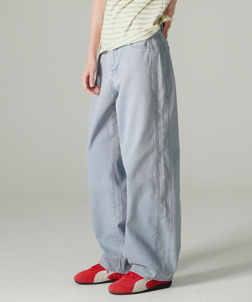 WV PROJECT Pastel Wide Balloon Pants Blue Mmlp7803