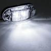 2Pcs DC 10V~30V LED Side Marker Lights Car External Light Alarming Tail Light Auto Trailer Truck Lorry Lamps White Color