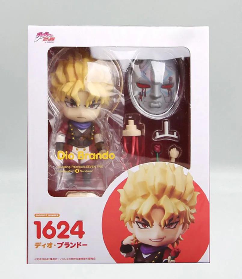 10cm #1624 Q Version Anime Bizarre Adventure Figure Dio Brando PVC Action Figure Collectible Model Toys Kid Gift