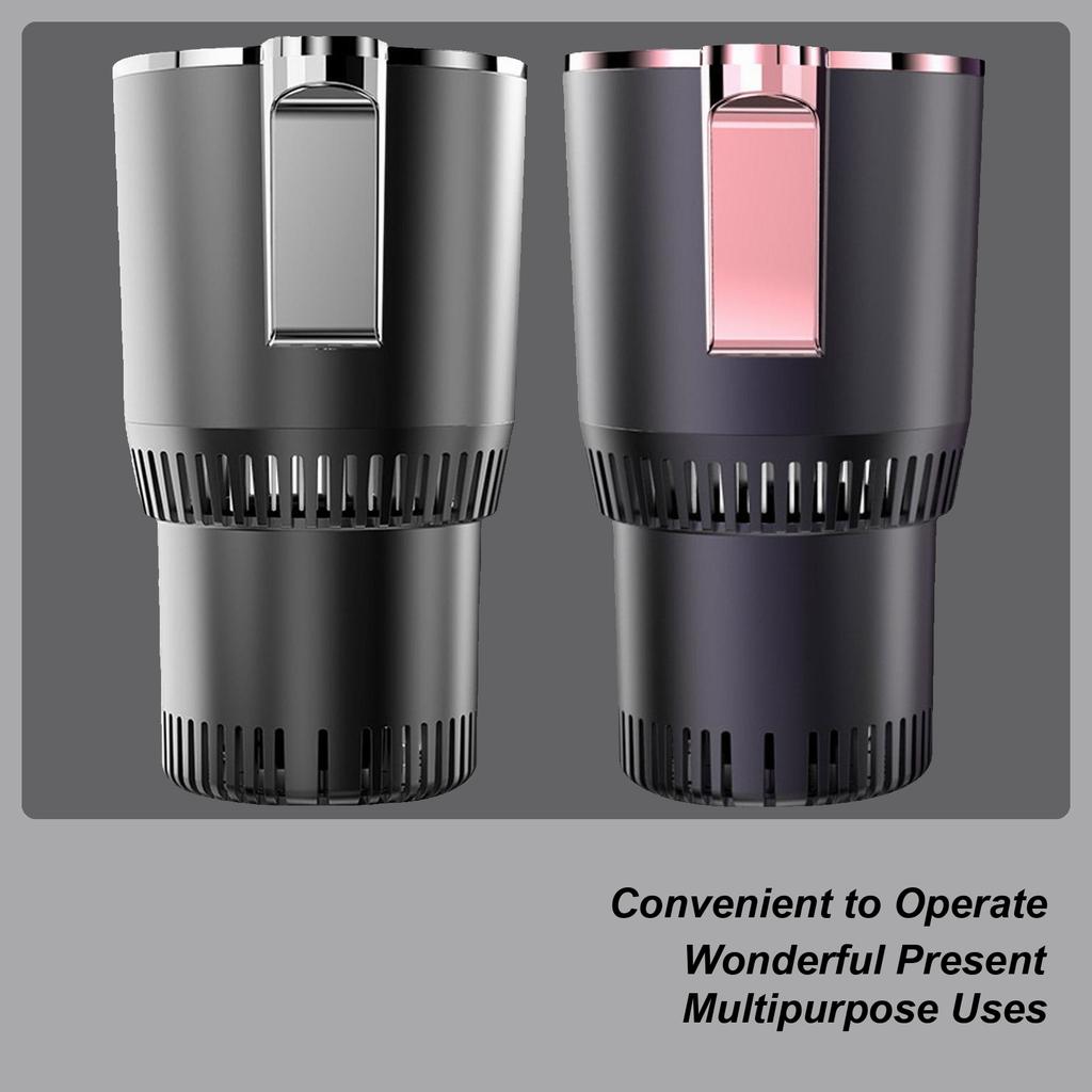 2 in 1 12V Smart Auto Becherkühler Wärmer für Outdoor-Reisen Mini Auto Kühlschrank Kühl-Heizbecher Getränkehalter