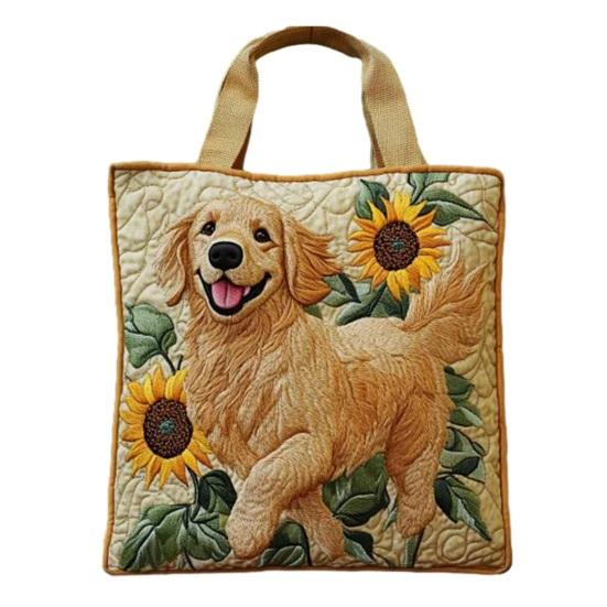 Retro Canvas Handbag Floral Women Purse Cute Animal Designs Tote Bag 14-Inch Laptop Compatible Commuter Tote for Shopping Weekend Outings