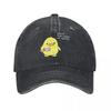 Peace Was Never An Option Duck Baseball Cap Vintage Distressed Washed Cartoon Headwear for Unisex Women Running Golf Fit Hats Cap