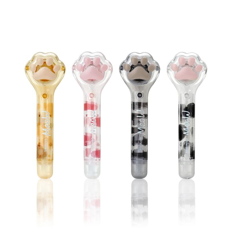 Nastro di correzione a forma di zampa di gatto, cartone animato, miagolio, portatile, dimensioni 6 m*5 mm, strumenti di correzione per ufficio e scuola