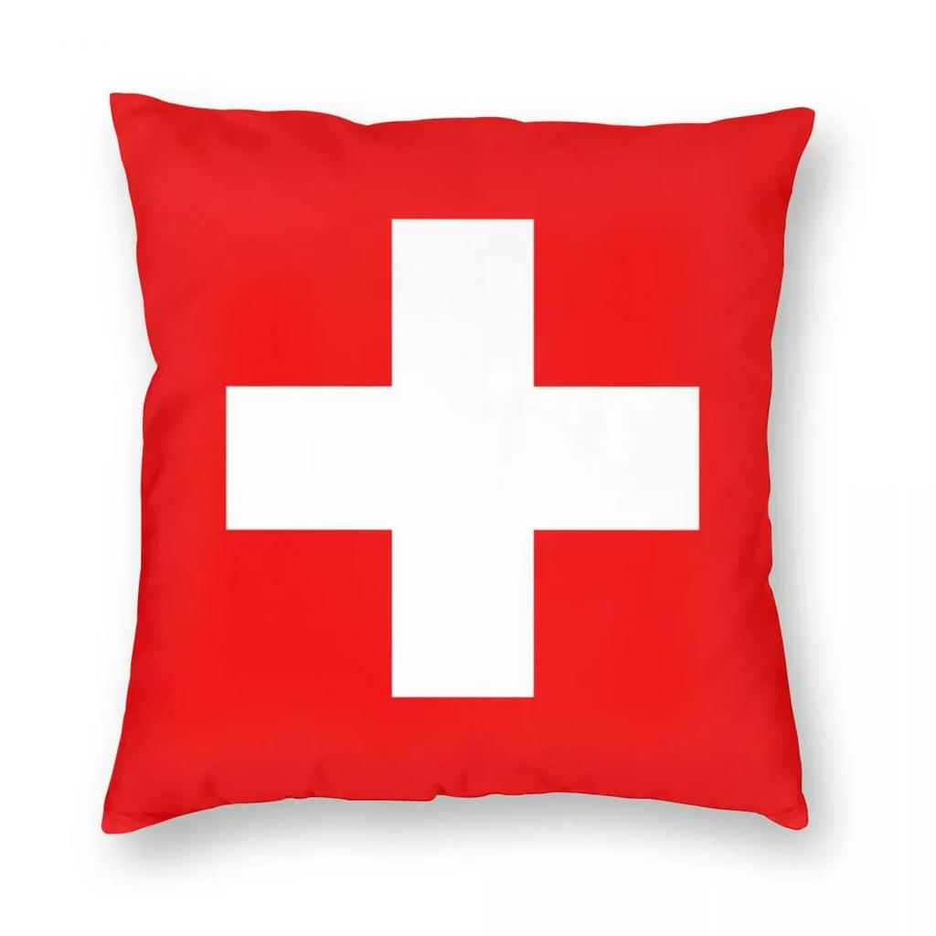 Usa Australia Flag Print Cushion Cover Super Soft Short Plush Pillow Covers 45*45 Throw Pillow Case Sofa Home Decor Pillowcase