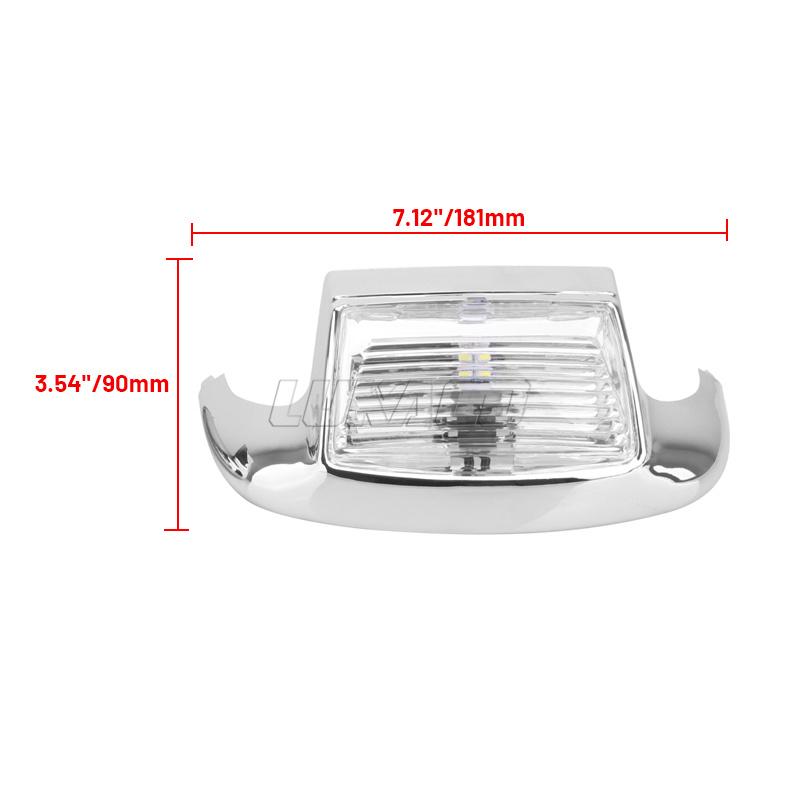 

4 Style Front Rear Fender LED Tip Light Motorcycle Edge Lamp For Harley Heritage Softail Electra Glide Road King FLHR FLSTC FLT