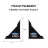 Car Stickers Door Corner Anti-collision Silicone Protective Cover For Ford Focus Fiesta Mondeo Explorer MK2 Car Gadgets Keychain