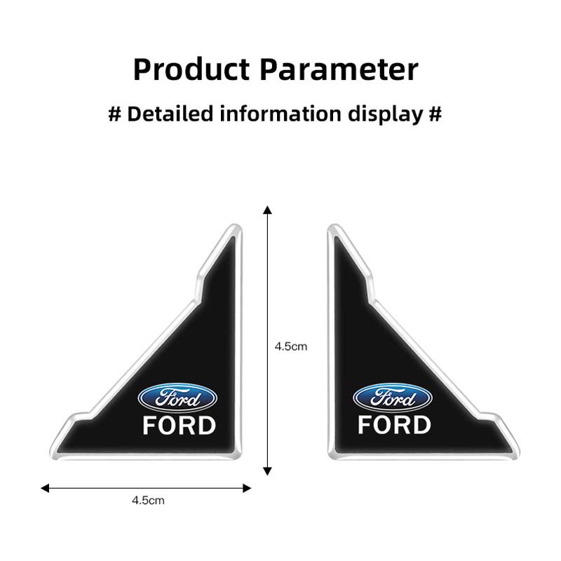 Car Stickers Door Corner Anti-collision Silicone Protective Cover For Ford Focus Fiesta Mondeo Explorer MK2 Car Gadgets Keychain