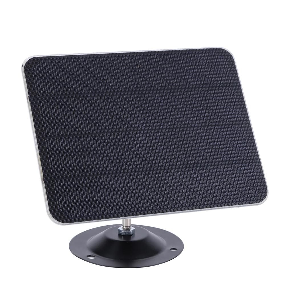 3W 5V IP Security Camera Charger 360 Adjustable Bracket Monocrystalline Solar Panel Charger for Wireless Outdoor Security Camera
