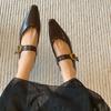 Pointed Toe Women Heeled Shoes Shallow Fashion Loafers Shoes Dress Autumn 2025 Casual New Trend Designer Luxury Chaussure Femme