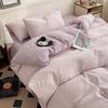 Ins Pink Flowers Bedding Set Flat Bed Sheet Duvet Cover Twin Full Queen Nordic Bed Linen Boy Girl Bedding Sets Floral Princess
