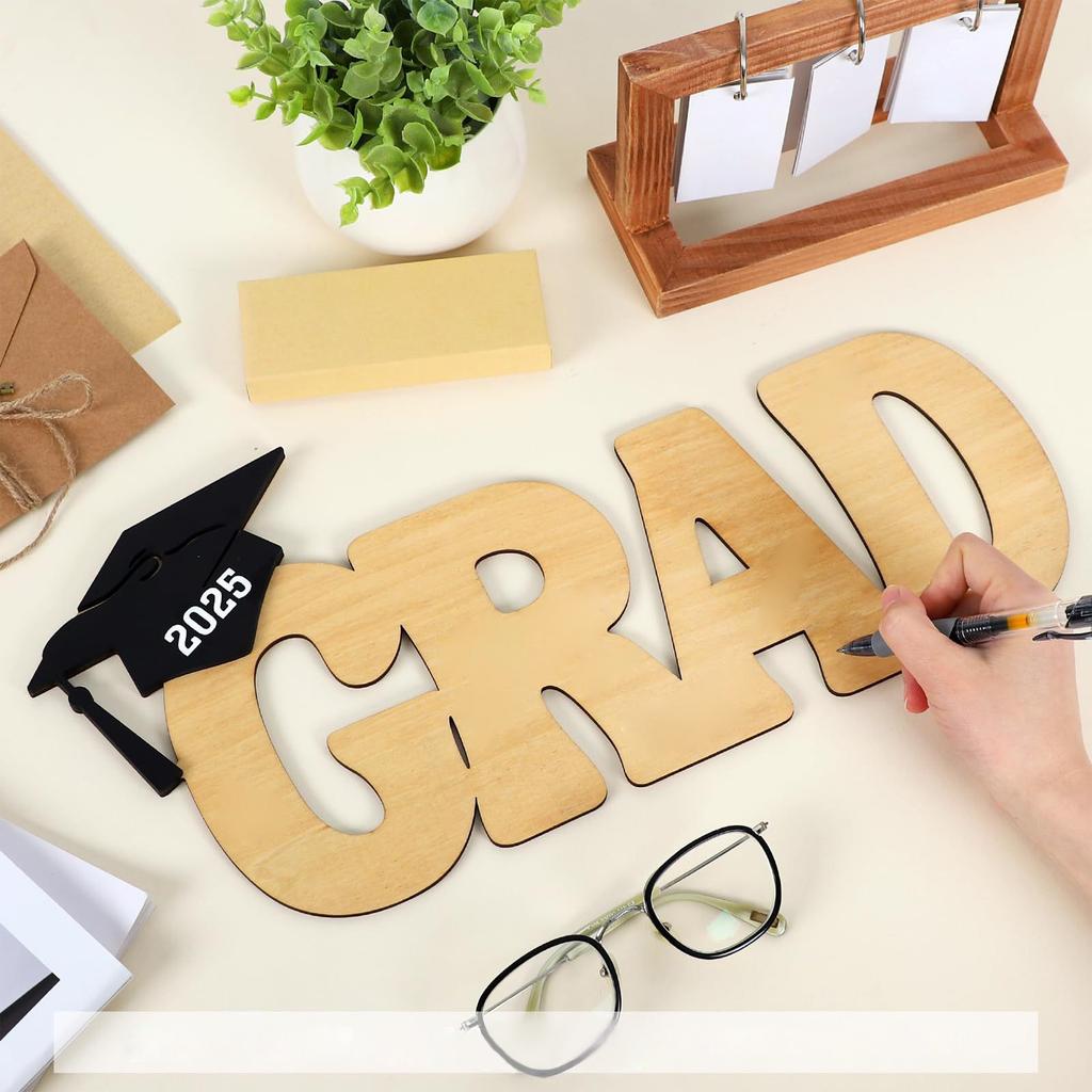 Graduation Sign Wooden Graduation Board Sign Graduation Photo Props Party Decorations For High School College Graduates Congratulations Graduation Par