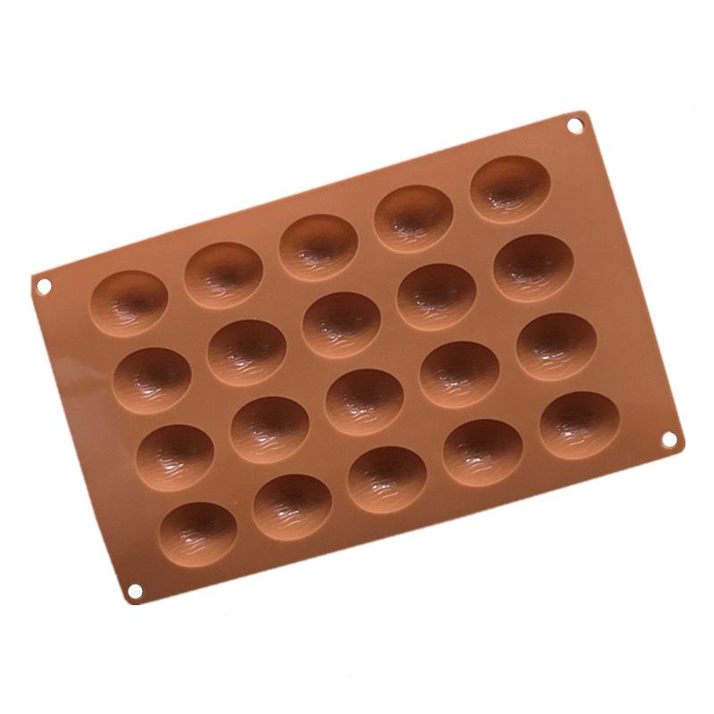 20 Holes Walnuts Nuts Shape Silicone Chocolate Moulds Fondant Pudding Mold Household DIY Cake Baking Tools