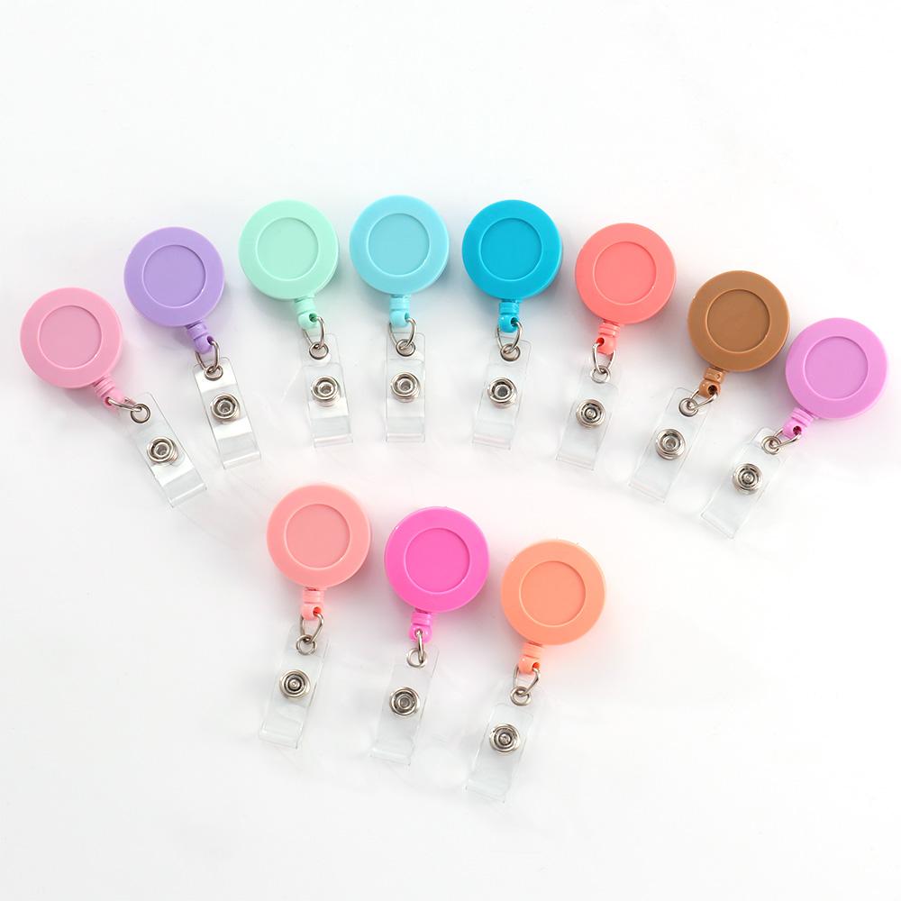Supplies Nurse Doctor Badge Holder Pull Buckle ID Name Card Retractable Badge Reel Badge Clip
