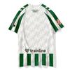 2026 Camiseta de Fútbol Rayas Verdes Blancas Manga Corta Secado Rápido Transpirable Camiseta Deportiva Uniforme de Entrenamiento de Equipo para Hombre