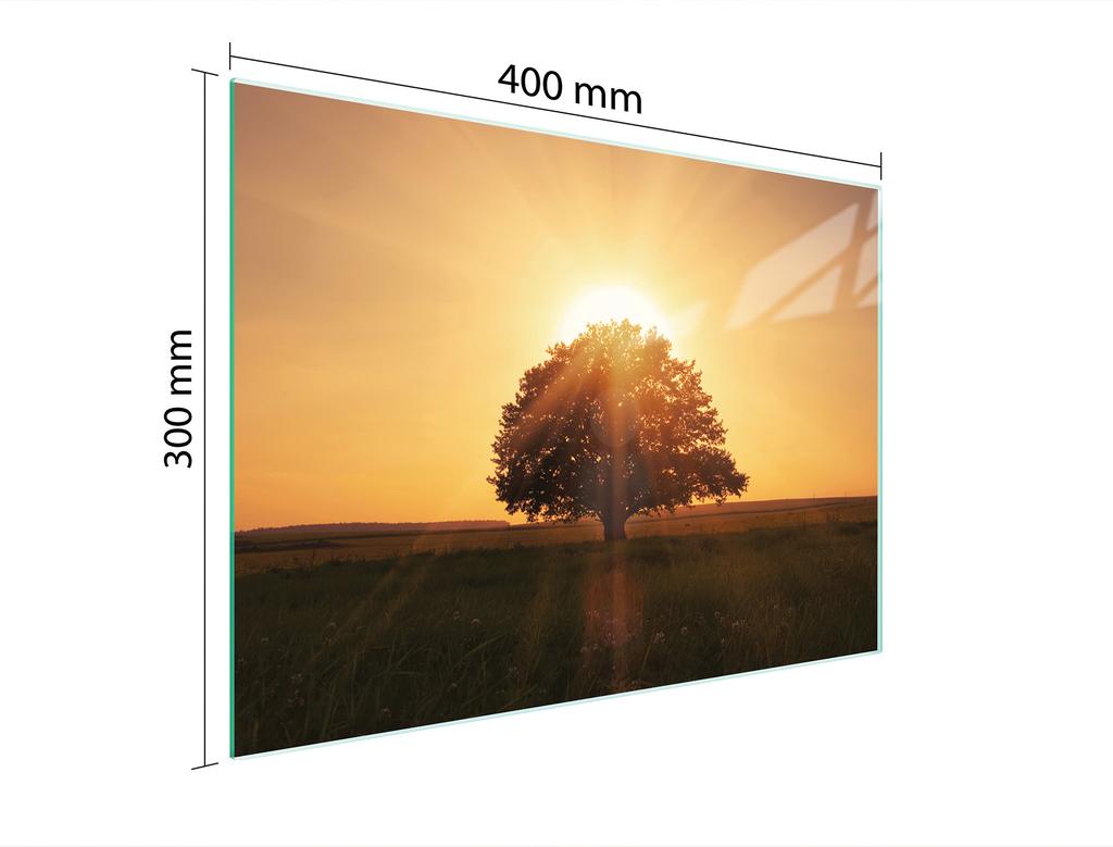 SZKLANA DESKA DO KROJENIA 40x30 DRZEWO