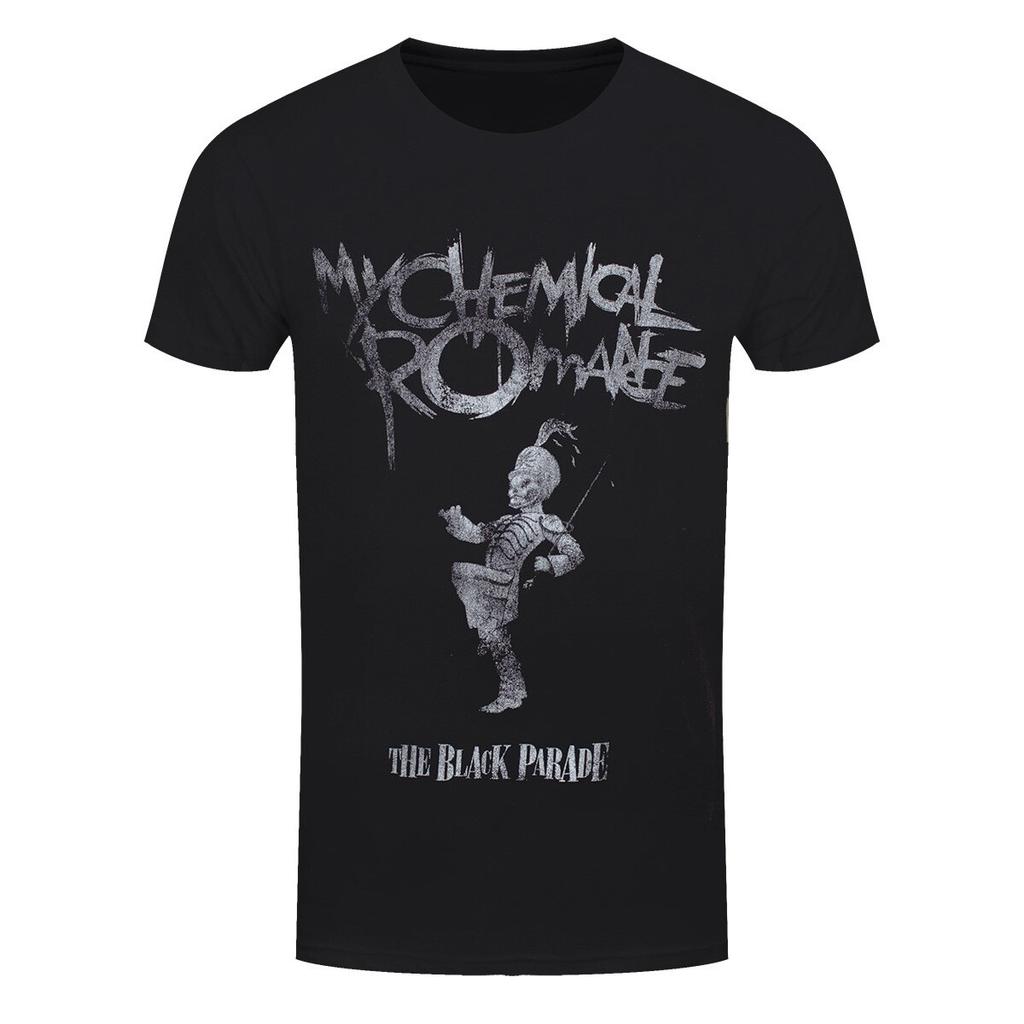 My Chemical Romance T-shirt MCR Black Parade Rockband Officieel Zwart Nieuw