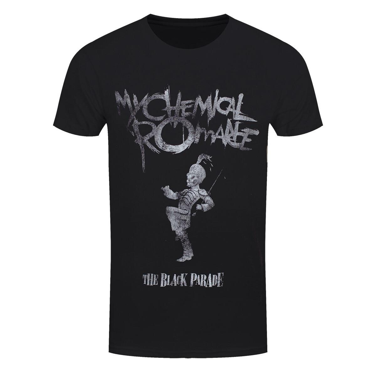Футболка My Chemical Romance MCR Черный Парад Рок-группа Официальная Черная Новая 4XL