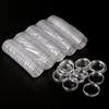 100pcs 25-39mm Transparent Plastic Coin Holder Coin Collecting Box Case For Coins Storage Capsules Protection Boxes Container