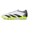 adidas Predator Accuracy.3 Turf syntetyczny AG (Gumowe krótkie kołki) Trwałe Buty Piłkarskie Unisex Buty Piłkarskie Białe Czarne Żółte IE9478
