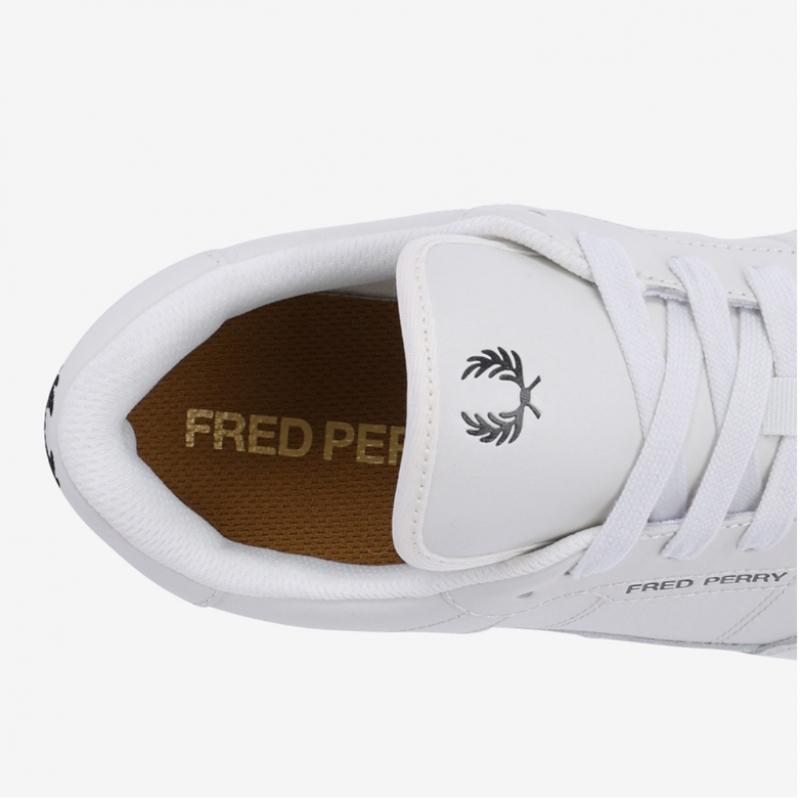 Fred Perry Men Lightweight Sneakers Textured Leather B300 Sfpm2437325 T35