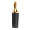 10PCS J.10007 2.5mm Brass Banana Plug Gold Plated Banana Plug Connector Instrument Test PlugBlack