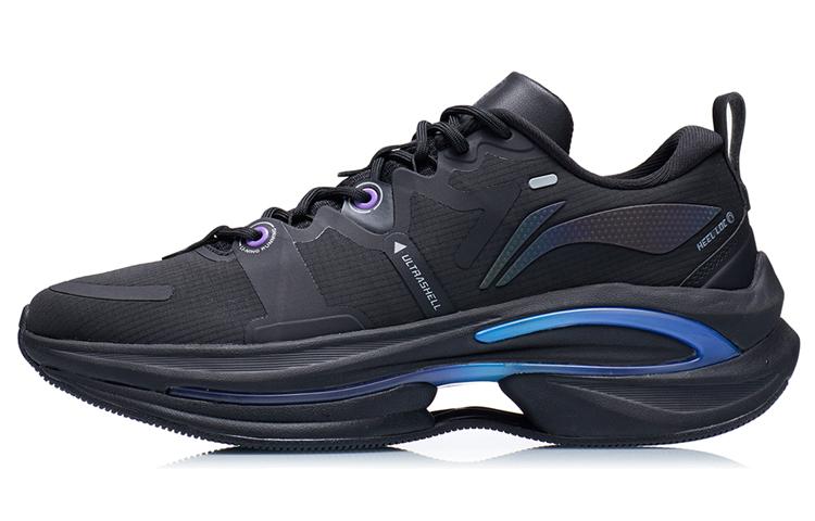 Li Ning WuShi 5S 1.0 Текстиль, ТПУ Устойчивый к истиранию Дышащий Низкие Беговые кроссовки Мужские Черный ARSR031-1 39.5