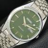 JAPAN VINTAGE REFURBISHED SEIKO AUTOMATIC 6309A MENS GREEN DIAL WATCH A701693-5 R206c-a701693