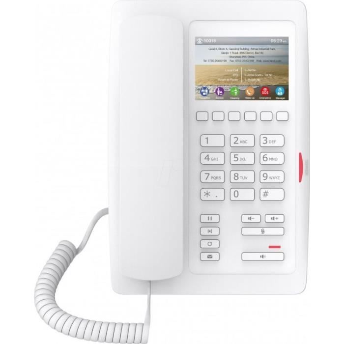 Fanvil H5 Téléphone dhotel IP Blanc - 6937295602180