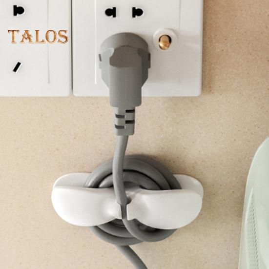 10Pcs Kitchen Appliance Cord Organizer Adhesive Small Home Appliances Cord Winder Wrapper Keeper Stick-on Pressure Cooker Mixer Coffee Maker Cable