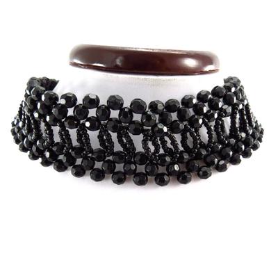 [J6956] - Black 'Scarlett' Designer Choker
