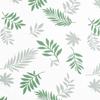 Garden Bench Cushions 2 pcs Leaf Pattern 200x50x7 cm Fabric
