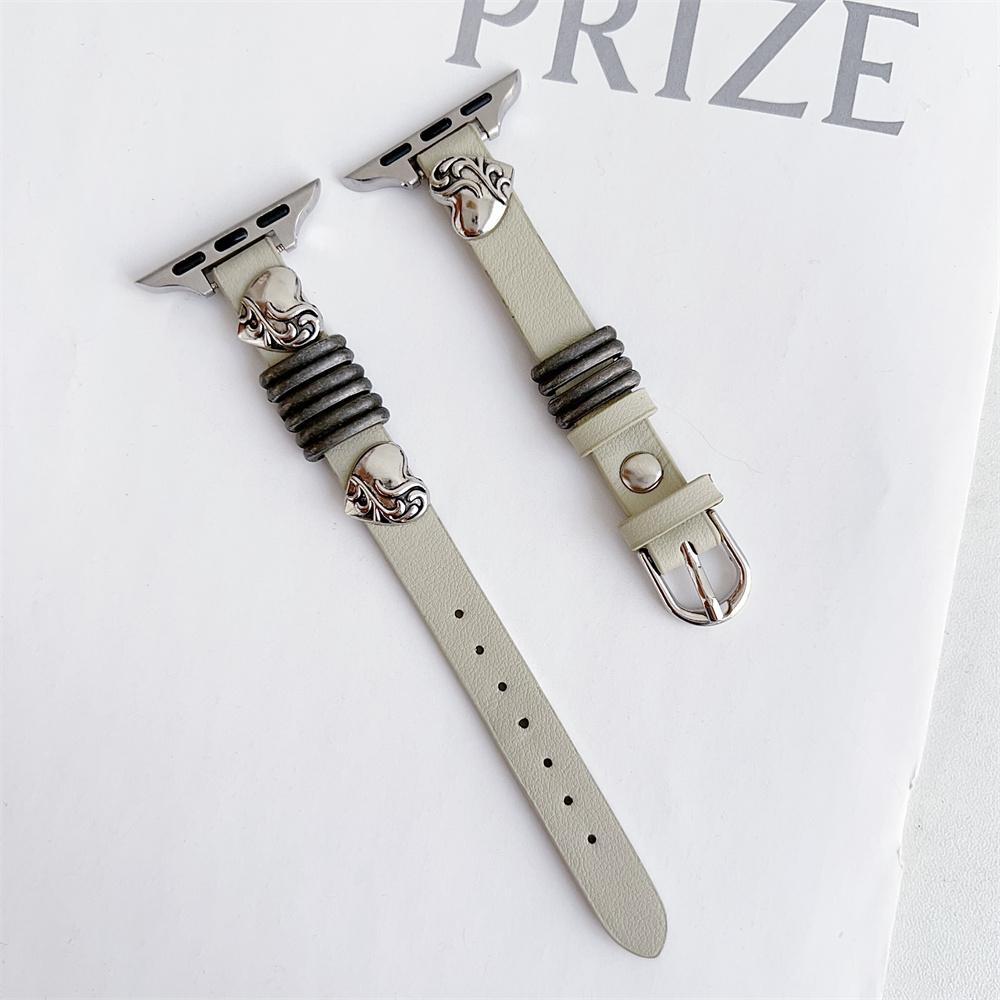 Calfskin Genuine Leather Watchband 38mm 40mm 41mm for iwatch 8 7 6 5 4 3 SE Replace Wrist Strap 42mm 44mm 45mm for Apple Watch