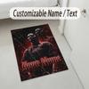 Covor personalizat din catifea de cristal, Nume personalizat imprimat Travis Scott, Covor pufos pentru decor interior casă