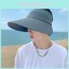 Summer Sun Protection Hat With Large Brim For Men Outdoor Activities Polyester Sun Hat