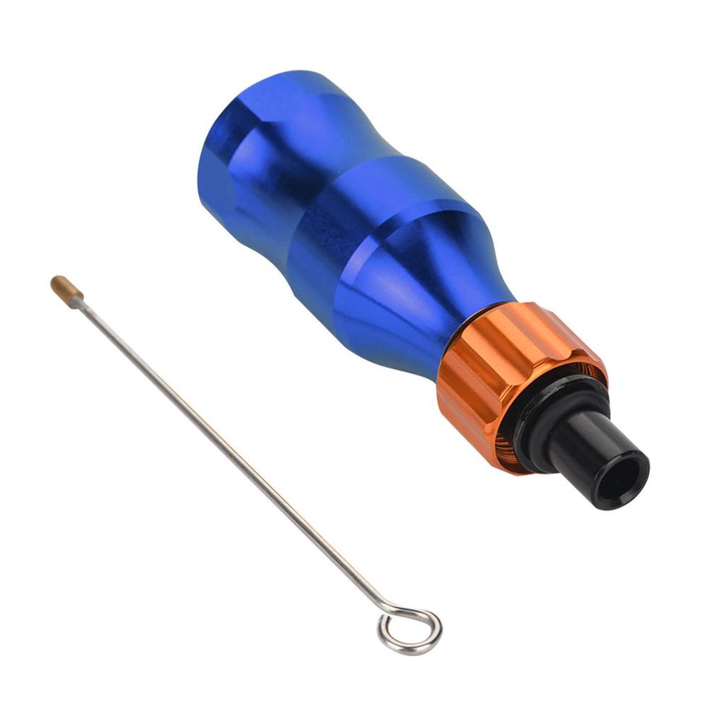Verstellbare Aluminium Tattoo Cartridge Griffstücke Nadelstange für Tattoo Maschine Blau