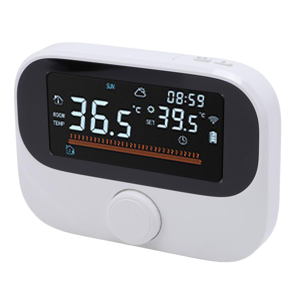 Smart WiFi Boiler Thermostat One to One Rotary Knob Programmable Time Period RF Wireless Boiler Thermostat for Tuya