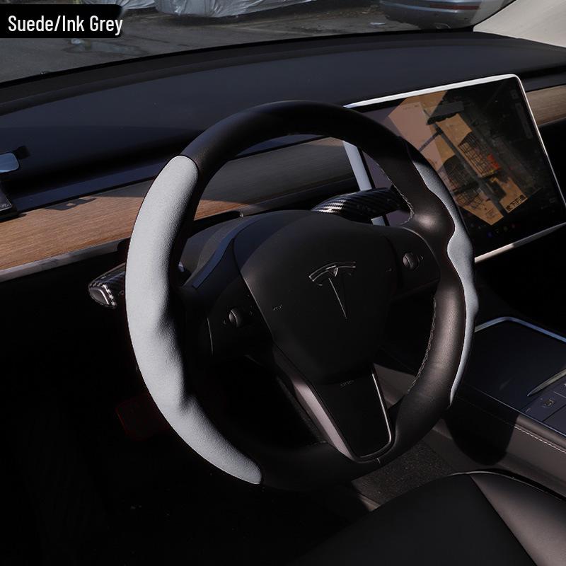 Tesla Model 3/Y Ultra-Thin Summer Steering Wheel Cover 38cm